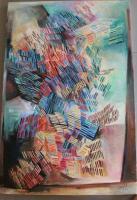 Thinking Twist - Oil Paintings - By Aniqa Fatima, Abstract Painting Artist