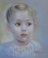 A Moment Of Reverie - Pastel Paintings - By Elena Oleniuc, Realism Painting Artist