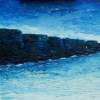 The Cliffs - Oil On Canvas Panel Paintings - By Conor Murphy, Impasto Style Painting Artist