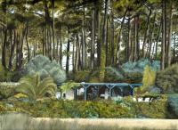 Claouey - Oil On Canvas Paintings - By Anne Burdin, Landscape Painting Artist