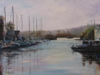 Last Light Bayfield - Oil Paintings - By Brian Pier, Impressionist Painting Artist