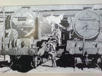 The Man With The Oil Can - Penink Drawings - By Andy Davis, Drawing Drawing Artist