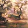 Streamlight 2 - Pastel Paintings - By Bill Puglisi, Impressionistic Painting Artist