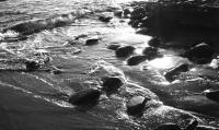 Rocks Of The Shore - Digital Photography - By Kevat Patel, Scenic Photography Artist