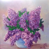 Private Collection - Lilac - Oil On Canvas