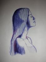 Tranquil - Ink Pen Drawings - By Sara Sheehan, Shading Drawing Artist