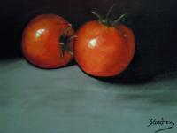 Sold - Un Par De Tomates  Sold - Oil On Streched Canvas