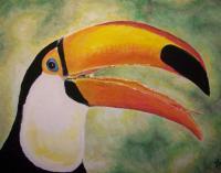 Ornithological Impressionism - Toucan - Watercolor