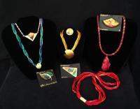 Silk Jewelry - Samples Of Silk Jewelry - Silk Painting