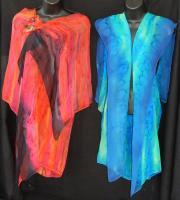 Capes - Silk Painting Other - By Ursula Schroter, Dyes On Silk Other Artist