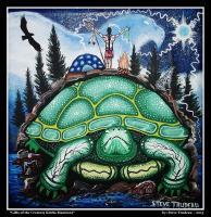 Gifts Of The Creator - Acrylic Paint On Canvas Paintings - By Steve Trudeau, Ojibwa Art Painting Artist