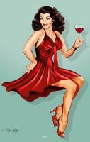 Client Order - Red Wine - Digital Airbrush
