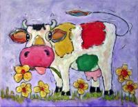 Buttercup - Acrylics Paintings - By Yvette Efteland, Yvettism Painting Artist