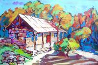 Countryside - Acrylic On Canvas Paintings - By Arthur Khachar, Impressionism Painting Artist