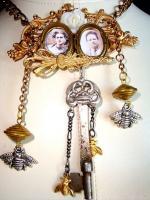 Freda And Diego Tribute - Metal Jewelry - By Sam Vanbibber, Re-Purposed Or Steampunk Jewelry Artist