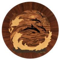 Marquetry - Sunset - Wood