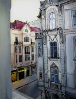 Lvov S Morning - Glass Oil Paintings - By Natalia Dobrovolska, Painting On The Glass Painting Artist