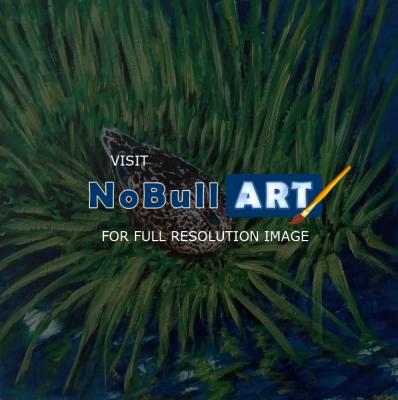 Acrylic Paintings - Mallard In The Grass - Acrylics
