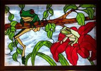 Stained Glass - Frogs - Glass