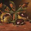 Three Wild Chestnut - Oil Paintings - By S   O   L   D S   O   L   D, Realism Painting Artist