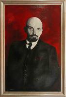 Camarada Ilich Lenin - Oil On Canvas Paintings - By Eloy F Calleja, Realism Painting Artist