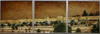 Yerushalayim - Jerusalem - Al Qods - Oil On Canvas Paintings - By Eloy F Calleja, Realism Painting Artist