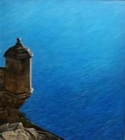 El Mediterrane Alicante - Oil On Canvas Paintings - By Eloy F Calleja, Realism Painting Artist