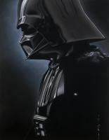 Darth Vader II Estado - Pastel Drawings - By Eloy F Calleja, Figurativo Drawing Artist