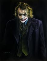 Soy Un Agente Del Caos Joker - Pastel Drawings - By Eloy F Calleja, Figurativo Drawing Artist